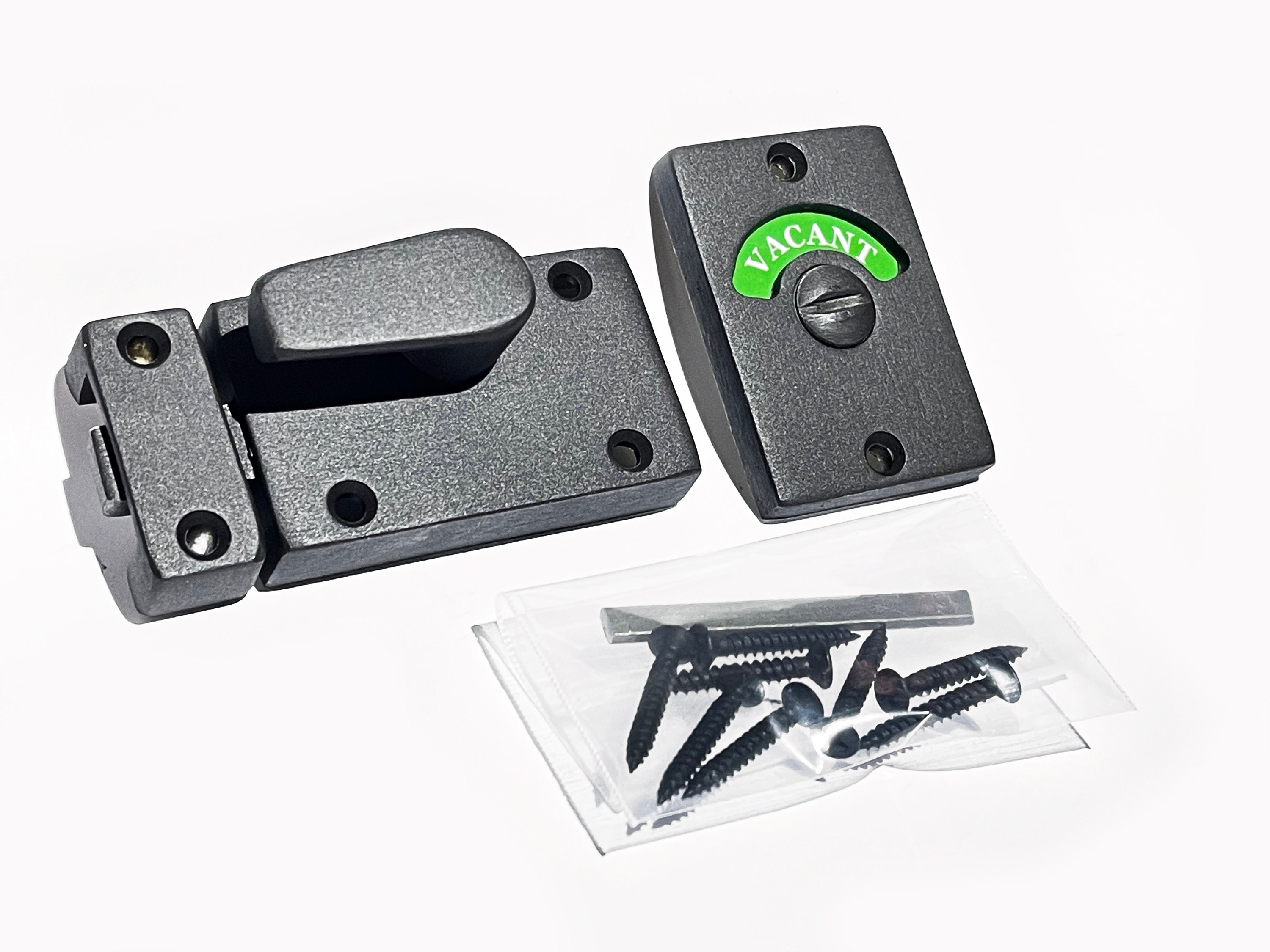 Matte Black Bathroom Privacy Indicator Lock - Etsy