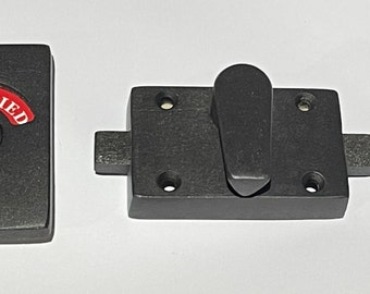 Oil-Rubbed Bronze Bathroom Privacy Indicator Lock