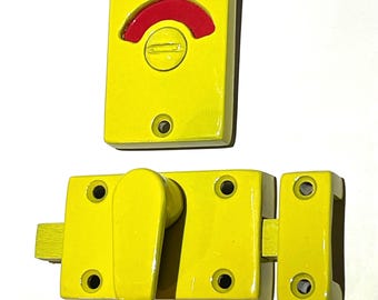 Colorful Bathroom Privacy Indicator Lock for Bridal Shops, Weddings, Diners, Restaurants and Modern Homes