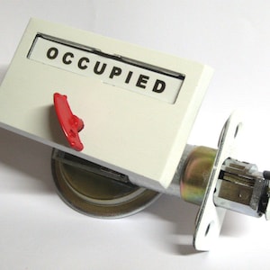 Pocket Door Privacy Indicator Lock