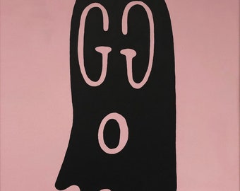 gucci ghost painting