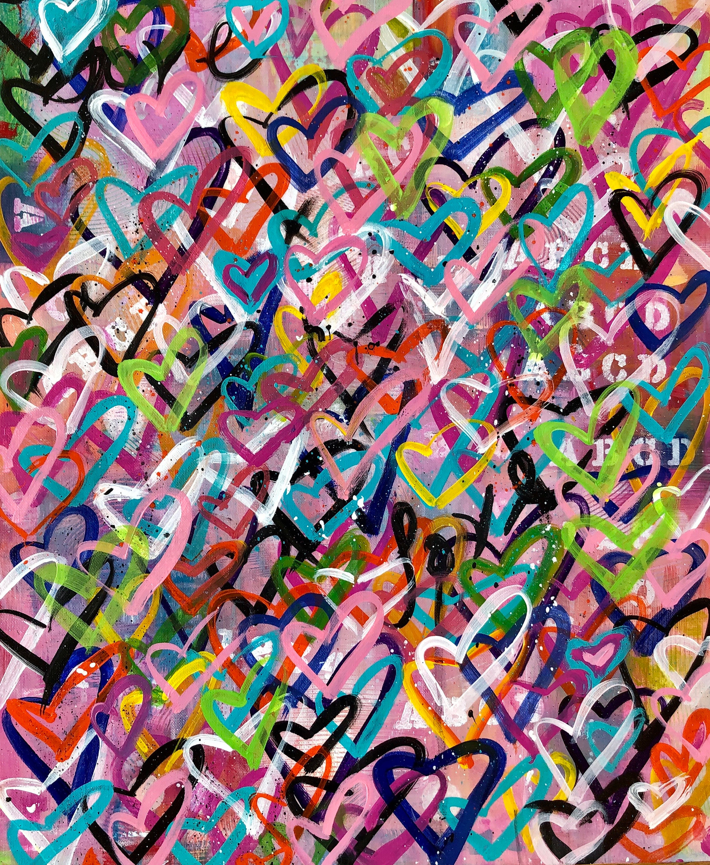 graffiti love heart drawings