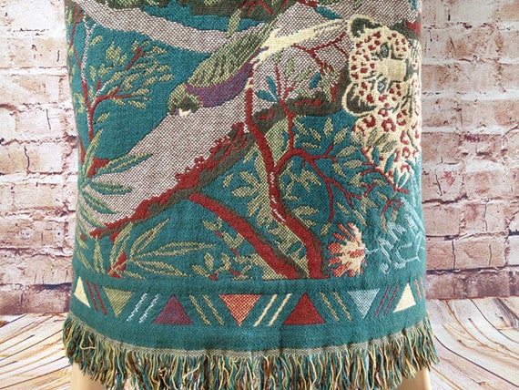 1980s vintage Tapestry blanket long coat - image 6