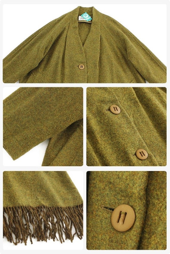 Sale!80‘s Vintage / OVERSIZED/wool coat - image 3