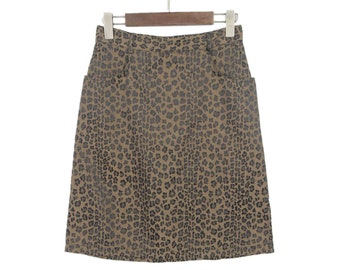 Amazing/Fendi/ 90‘s Vintage Leopard skirt/Made in Italy