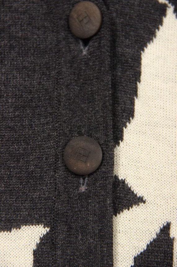 80's vintage Authentic Fendi wool sweater cardigan - image 7