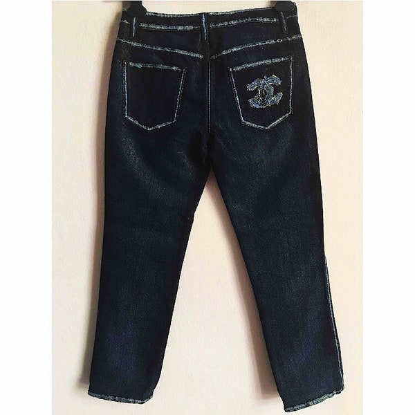 Chanel denim jeans 38 /made in Italy