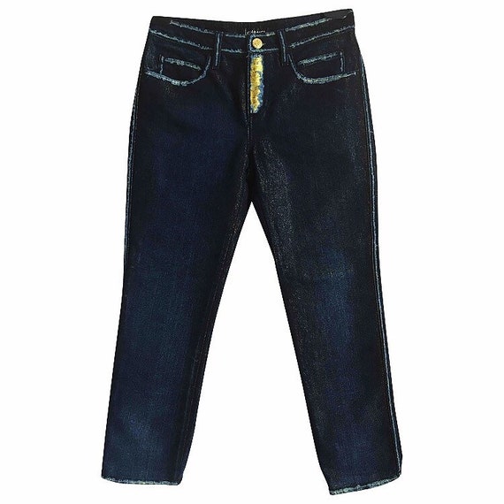 Chanel Denim Jeans 38 /made in Italy 