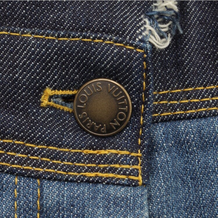 LOUIS VUITTON Spring Summer 2007 Monogram Patchwork Denim Jeans – 24/7  archives