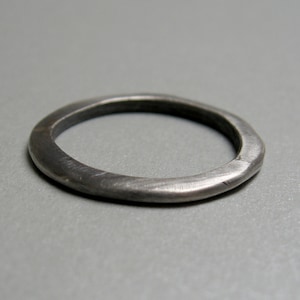 Sterling silver stackable ring, unisex, made to order