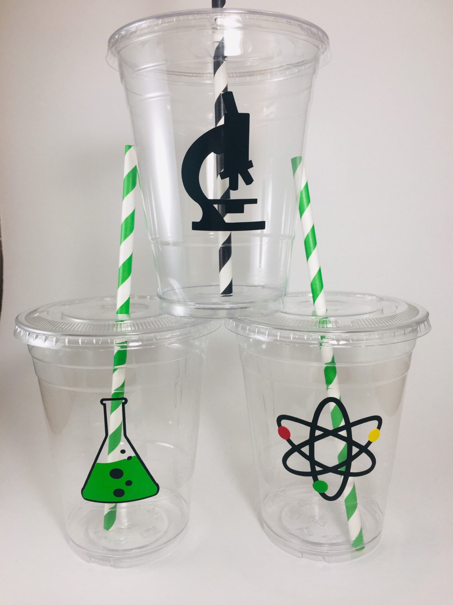 Science Party Cups Mad Scientist Birthday Cup Favors - Etsy