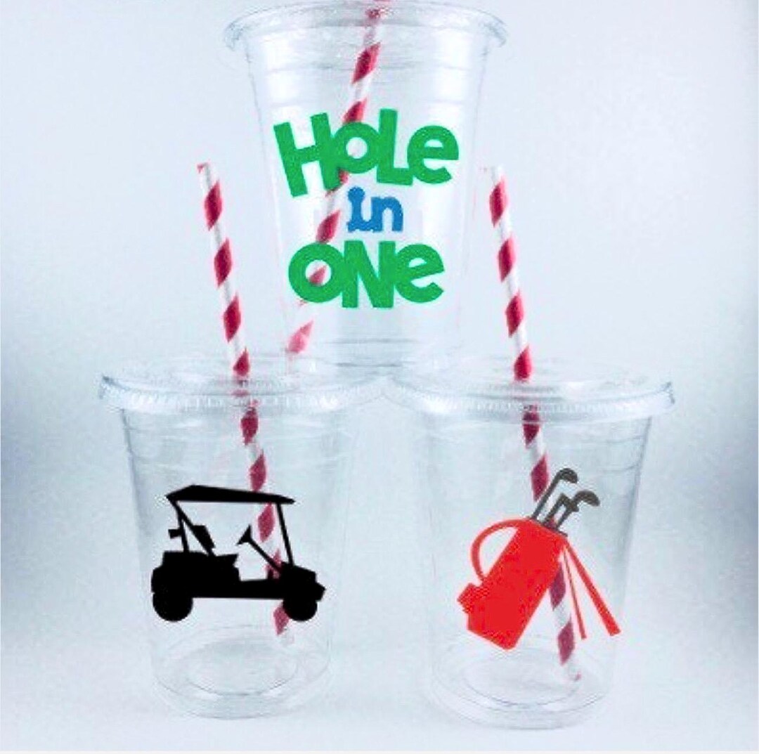 Golf R Cups Golf Party Cups Disposable Golfing Personalized Birthday Custom Colors ...