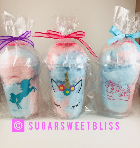 cotton candy favors for baby shower