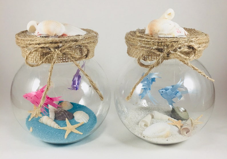 Beach Decorations Wedding Centerpiece UNIQUE ORIGAMI FISH image 2