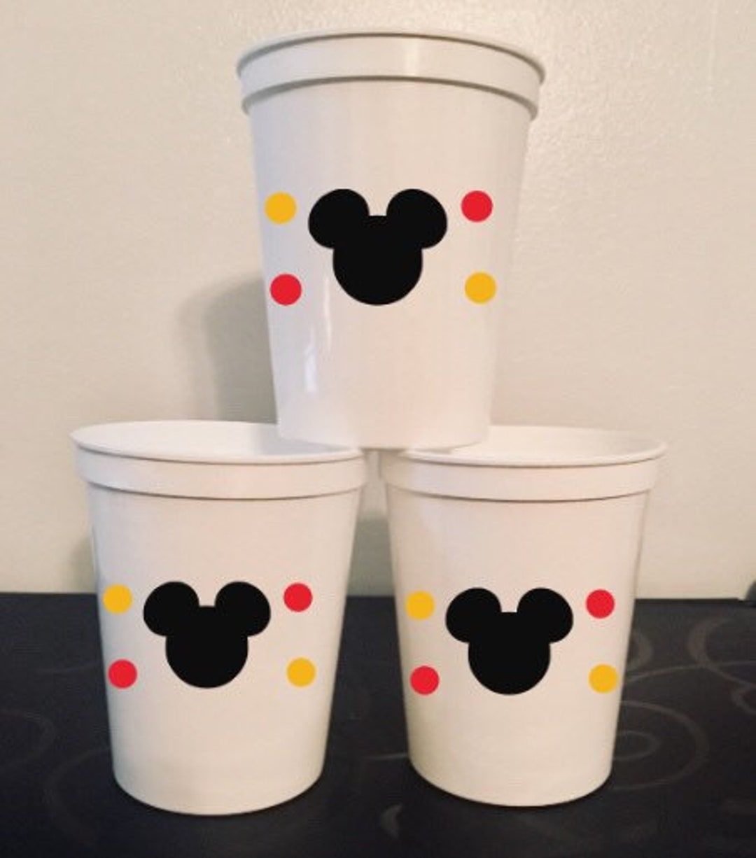 Mickey Mouse Reusable Party Cups Birthday Cup Set - Etsy
