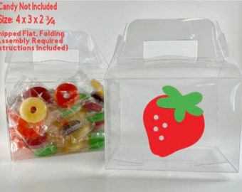 Strawberry PARTY BOXES Empty Birthday Favors Candy Treat You Fill Strawberries