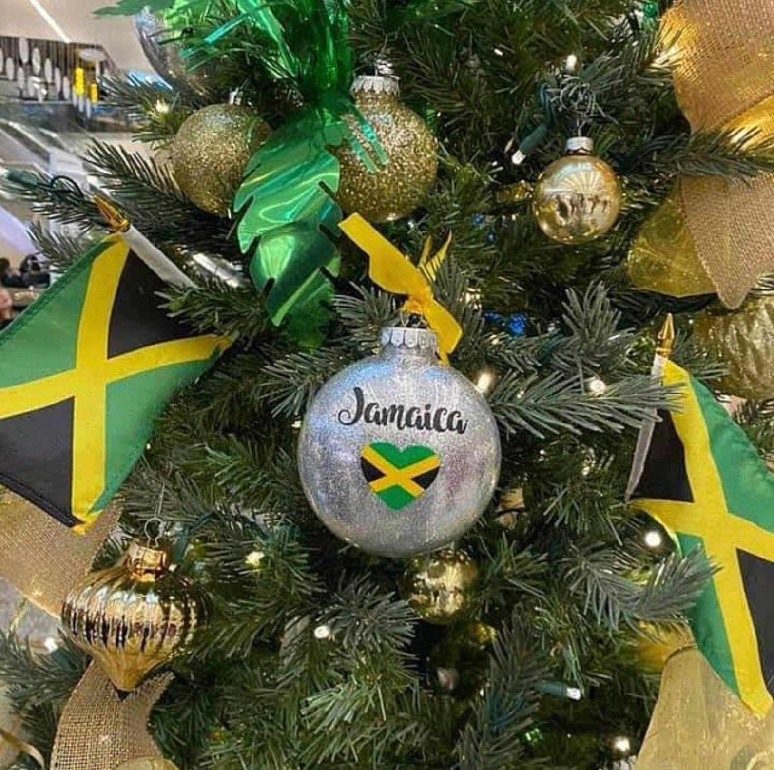Jamaica Christmas Ornament 