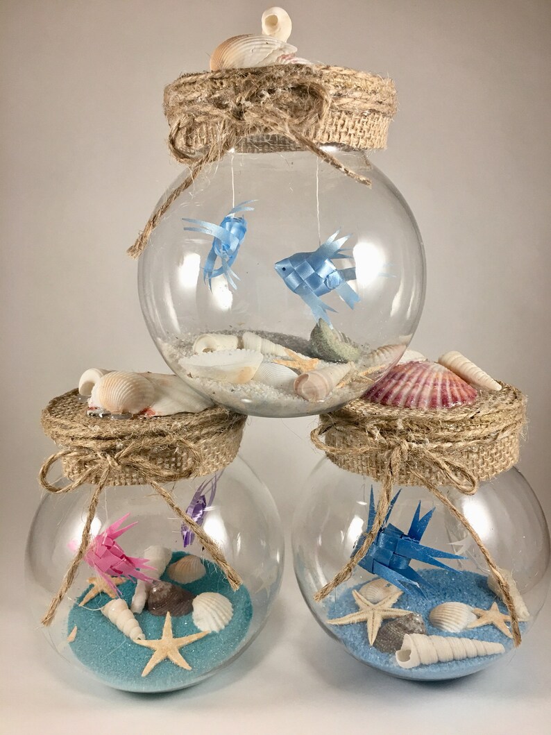 Beach Decorations Wedding Centerpiece UNIQUE ORIGAMI FISH image 0