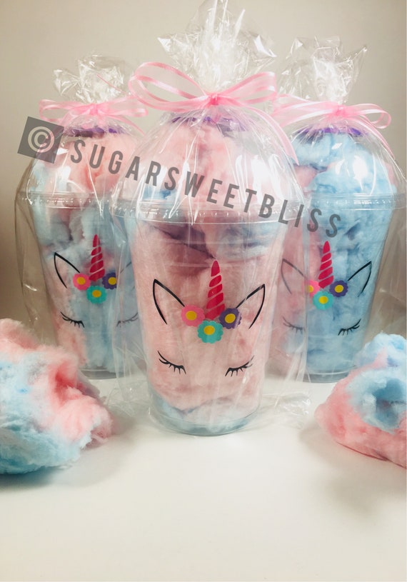 cotton candy favors for baby shower