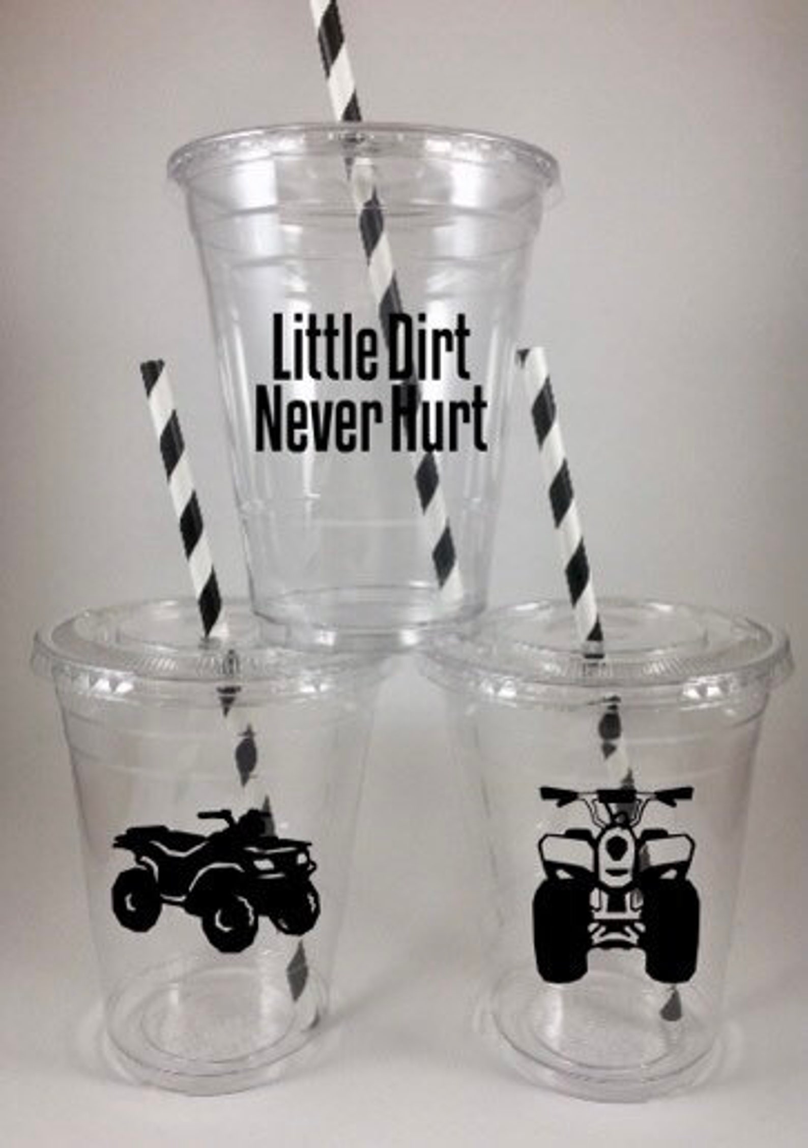 ATV 4 Wheeler Birthday Party Cups DISPOSABLES Four Wheeler Etsy