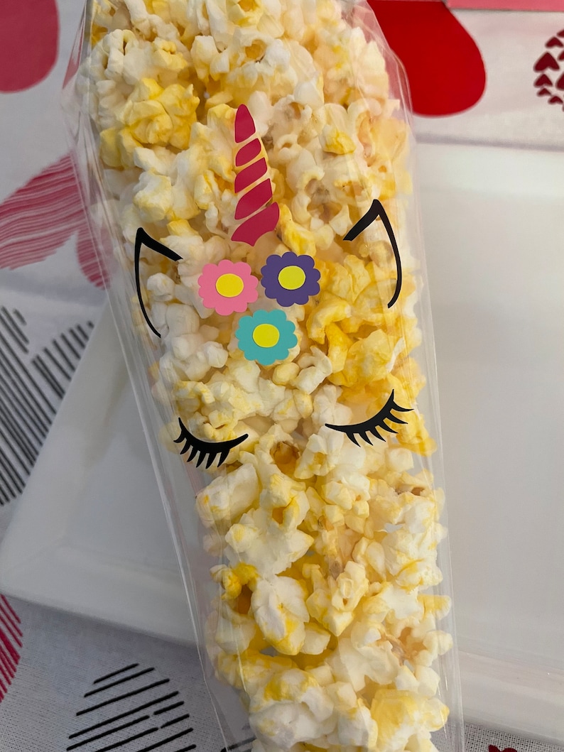 UNICORN PARTY BAGS Empty Cone Shaped Favor Bag Birthday Candy Etsy Canada