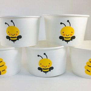 Bee Party Favors Bumblebees Birthday Treat Cups Beehive  Bees Food
