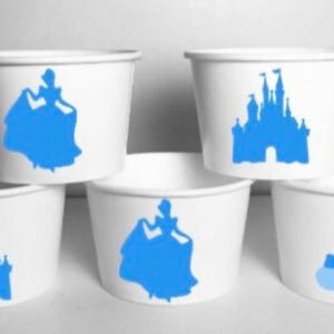 Cinderella PARTY Cups Birthday Food Treat Favors Bowl Cup