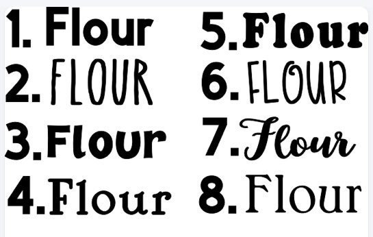 Customized 8 pcs Canister Label Decal Sticker set Pantry Kitchen Cook Spice