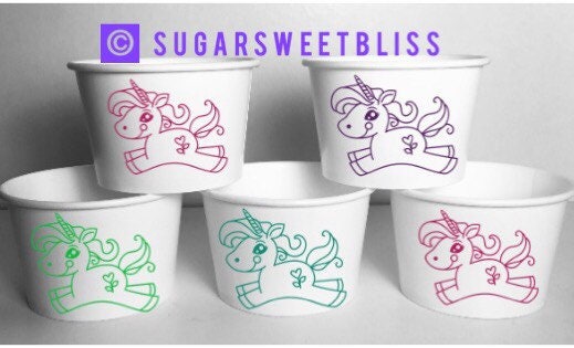 Unicorn Birthday Party Cups Food Bowls Decorations Favors Unicorns
