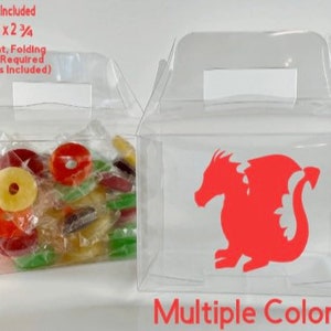 Dragon PARTY BOXES Empty Birthday Favors Candy Treat Dragons You Fill