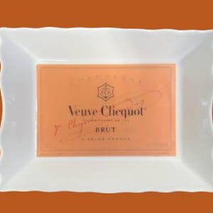 Orange Veuve Trinket Tray