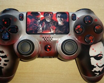 custom jason voorhees friday the 13th ps4 controller etsy