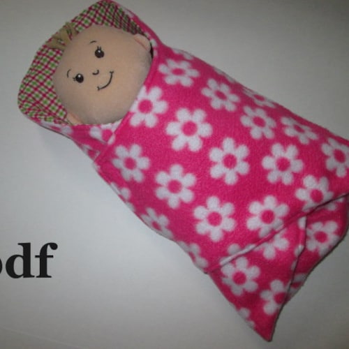 PDF Pattern for Doll Bunting Blanket Fitting 11 12 and 13 Inch Etsy