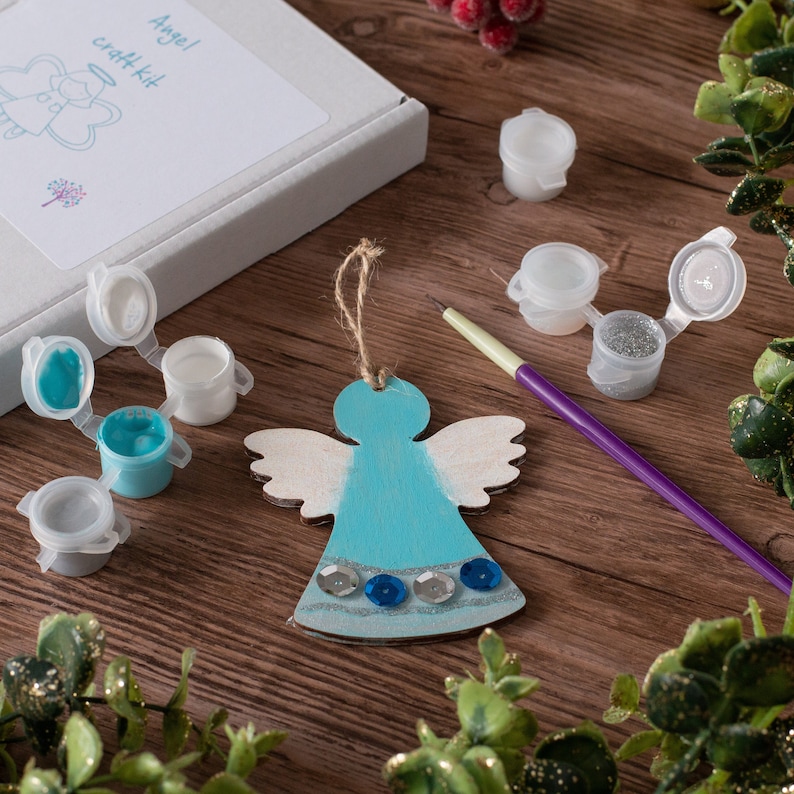 Angel Decoration Kit Children's Craft Kit Kids Activity Etsy