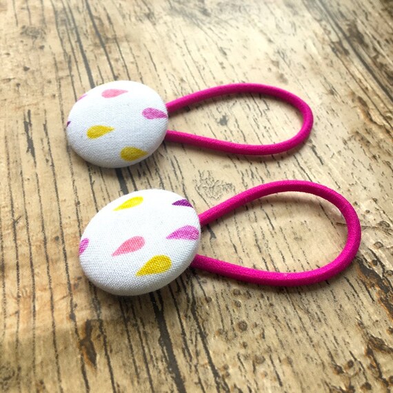 Pretty Hair Tie Elastic Hair Ties Gift For Her Pink Hair Etsy