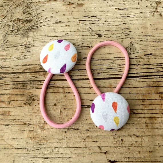 Pretty Hair Tie Elastic Hair Ties Gift For Her Pink Hair Etsy
