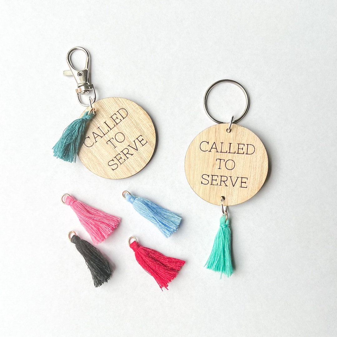 Called to Serve Keychain Sister Missionary Gift Gift for Missionary