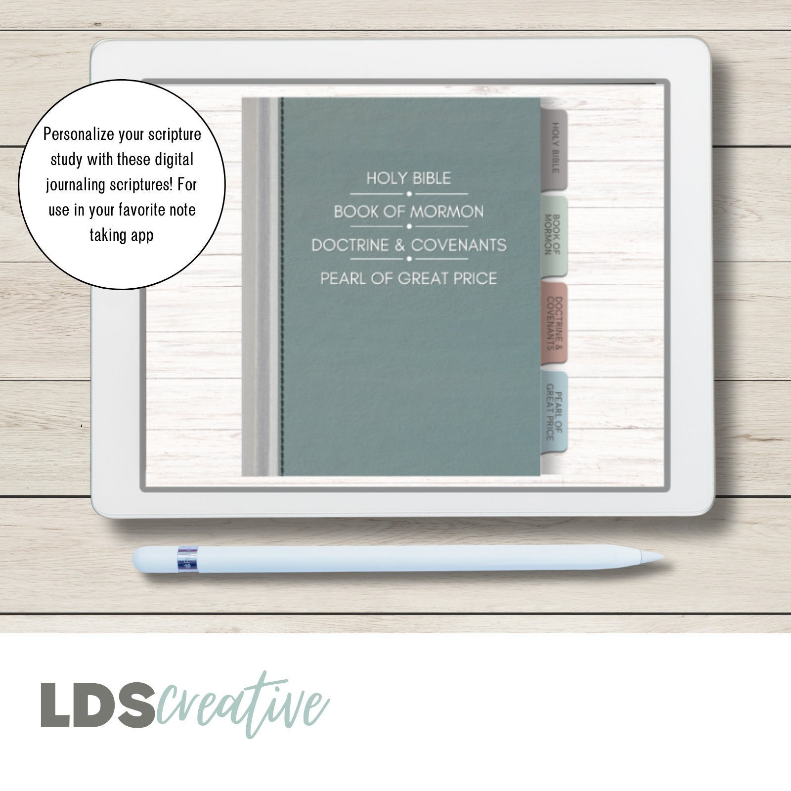 LDS Digital Journaling Scriptures | Book of Mormon | Doctrine and Covenants | Old Testament | New Testament | Pearl of Great Price |