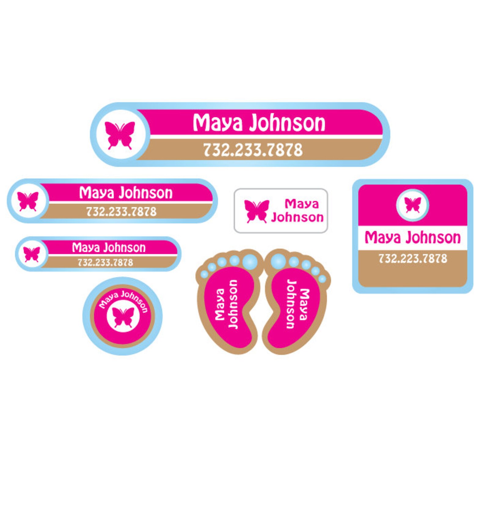 Waterproof Kids Name Labels School Labels personalized for Daycare