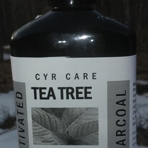 Tea tree facial cleanser-detox soap-tea tree activated charcoal soap-natural facial soap-deep pore cleanser-fragrance free facial cleanser image 4
