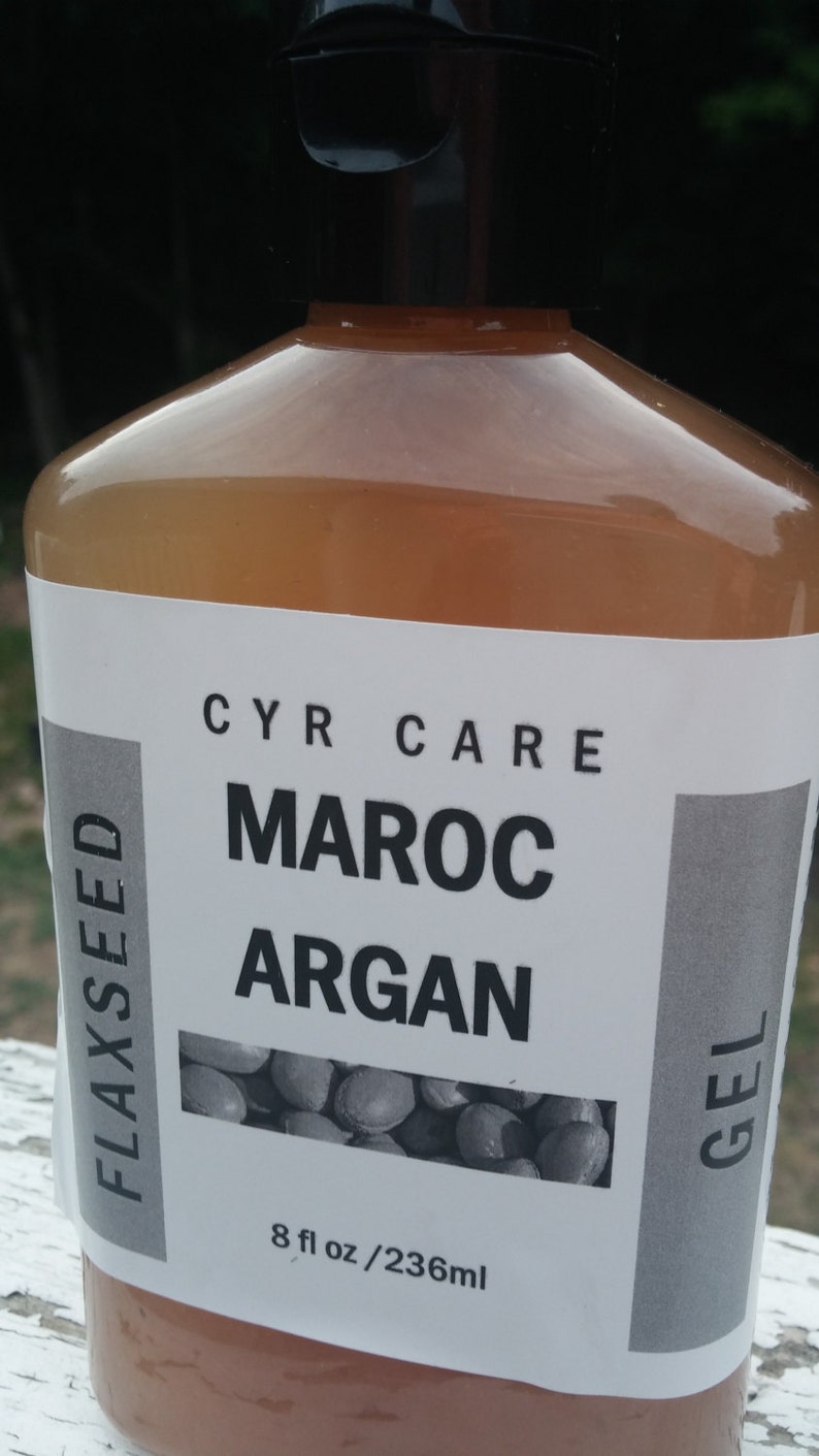 Argan Flaxseed Gelcurly Hair Hair Gel Hair Etsy Canada