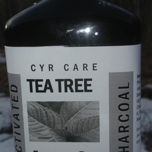 Tea tree facial cleanser-detox soap-tea tree activated charcoal soap-natural facial soap-deep pore cleanser-fragrance free facial cleanser image 5