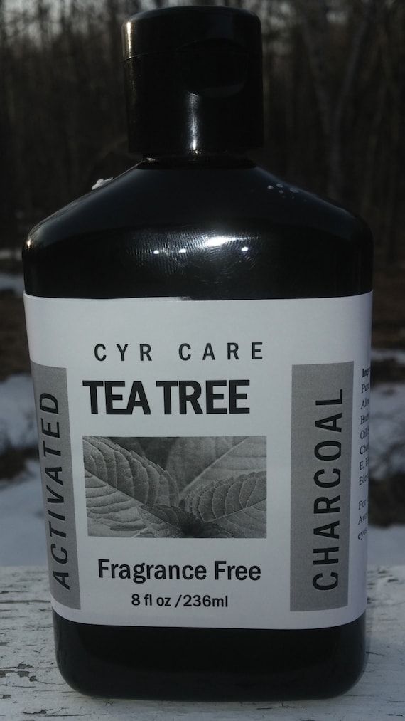 Tea tree facial cleanser-detox soap-tea tree activated charcoal soap-natural facial soap-deep pore cleanser-fragrance free facial cleanser