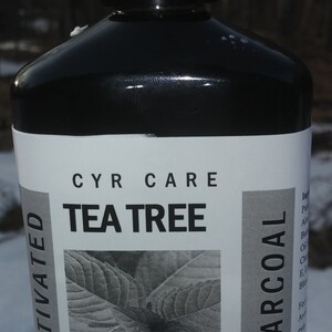Tea tree facial cleanser-detox soap-tea tree activated charcoal soap-natural facial soap-deep pore cleanser-fragrance free facial cleanser image 3