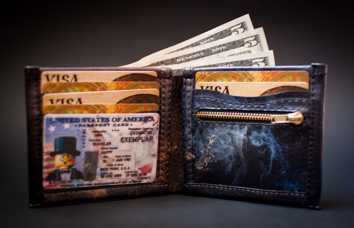 Personalized Legend of Zelda wallet Leather Zelda bifold Etsy