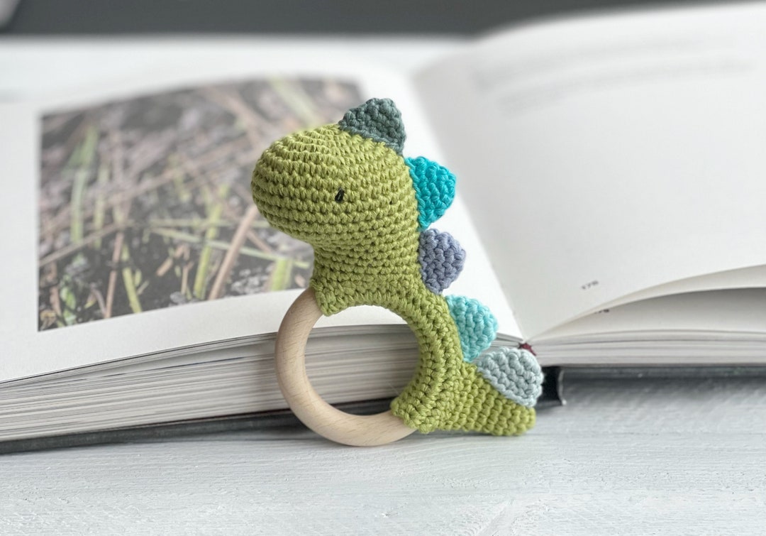 Dinosaur Rattle, New Baby Gift, Dinosaur Toy, Dinosaur Rattle, Baby ...