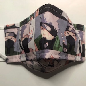 Hatake Kakashi Face Mask by Larosa Joss - Pixels Merch