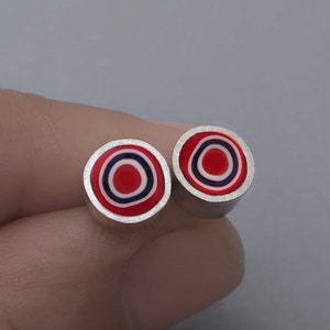 Colorful stud  Earrings Murano Glass Jewelry