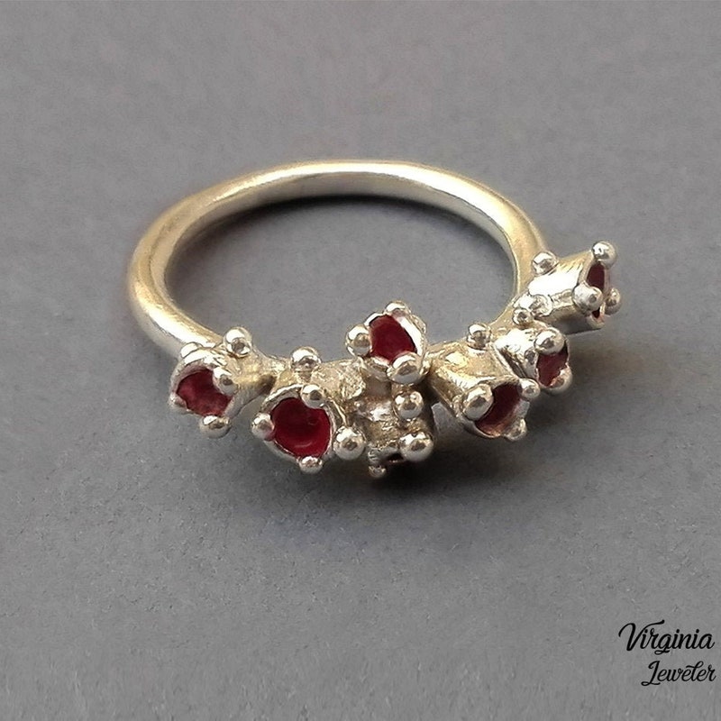 Coral Ring Etsy