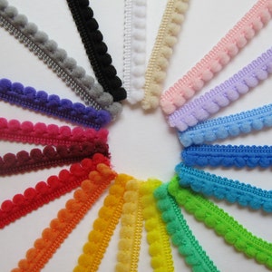 Mini Pom Pom Trim 4 Metre Length